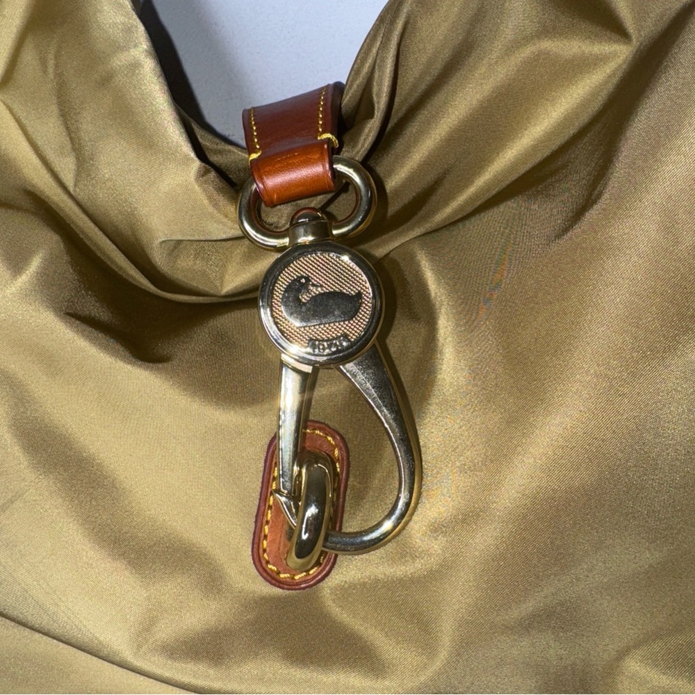 DOONEY & BOURKE Belvedere Nylon with Leather‎ Trims Hobo Shoulder Bag - Picture 3 of 14